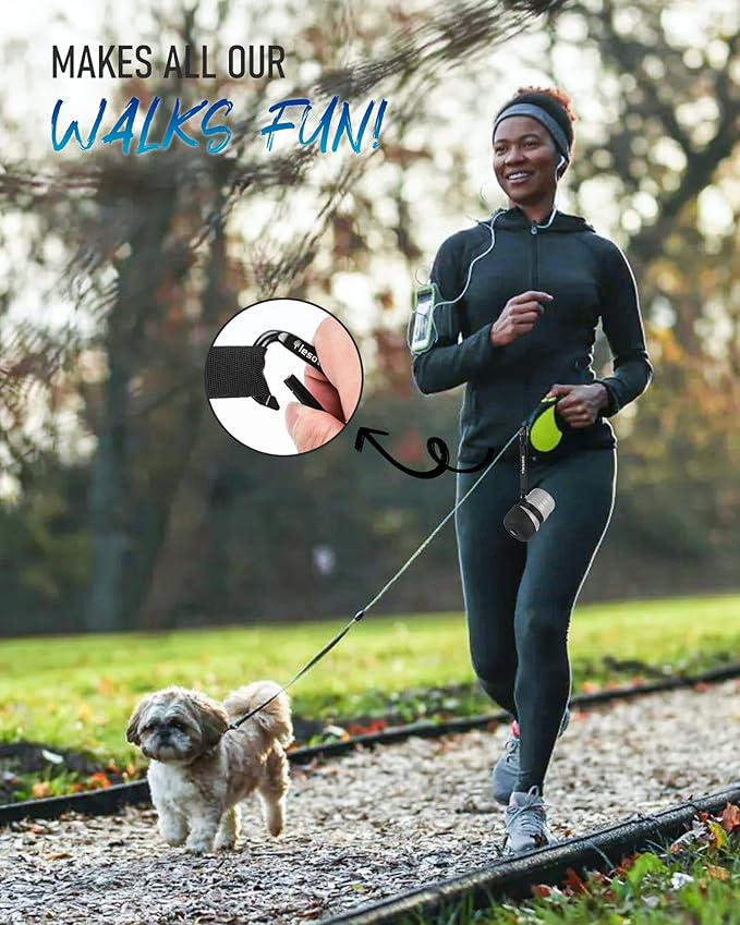 lesotc Dog Water Bottle, Portable Water Dispenser with Bowl, Leak Proof Pet Travel Squeeze Bottle, Puppy Essentials Dog Stuff Accessories for Outdoor Walking, Hiking, Camping - AquaVibe
