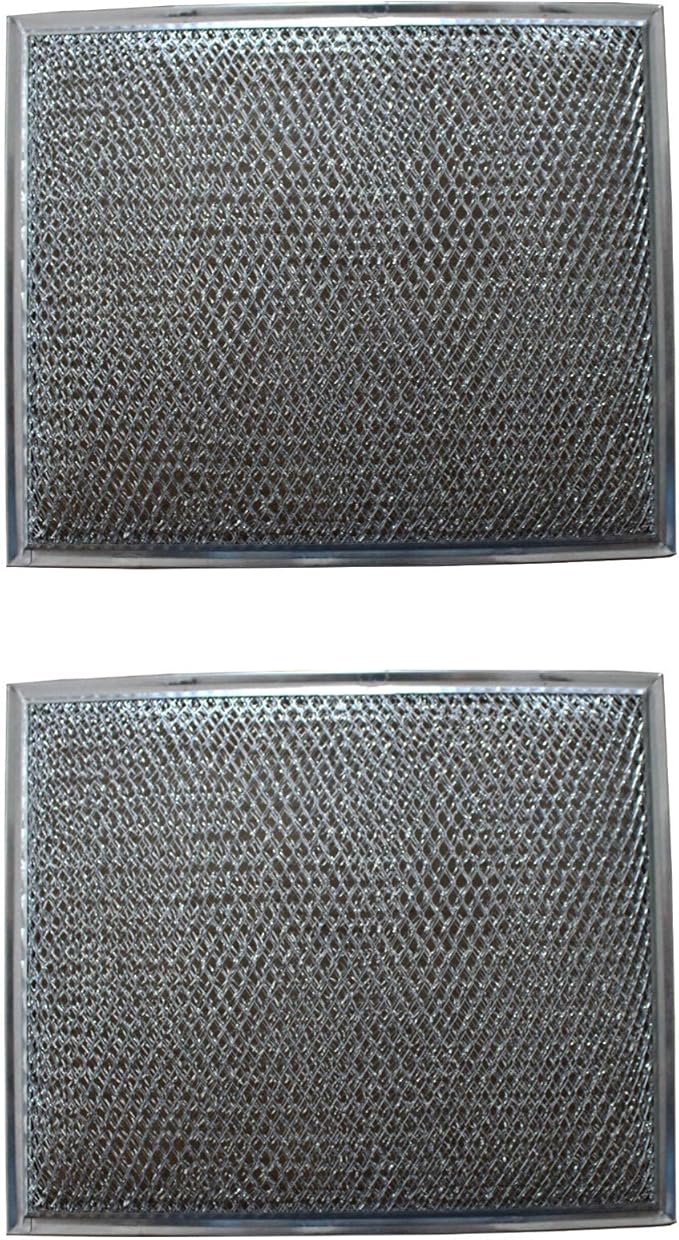 Filter Everything Replacement Aluminum Range Hood Filter Compatible with Broan/Nutone 97006931, 99010121, Whirlpool 4341977 – 10.5” x 8.75” x 1/8” – 2 Pack