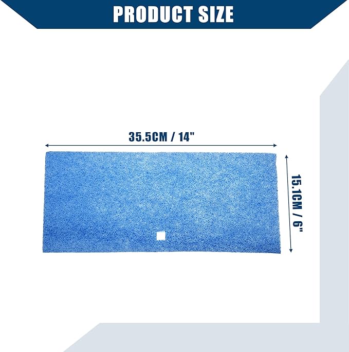 6"x14" Rv AC Air Filter for Coleman Air Conditioner AC 101G / RV Air Conditioner Filters/Durable / 4 Pcs Blue - AquaVibe