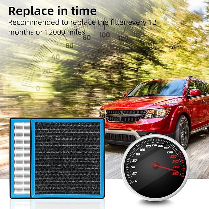 FL3Z19N619A Cabin Air Filter HEPA Air Conditioner with Activated Carbon Replacement Cabin Air Filter Accessories Compatible with Ford F-150 F-250 F-350 F-450 Expedition SUPER DUTY 2015-2025 - AquaVibe