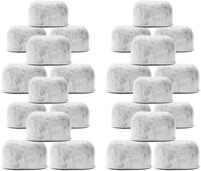 Pack of 24 Replacement Charcoal Water Filters for Cuisinart Coffee Machines By Housewares Solutions - AquaVibe