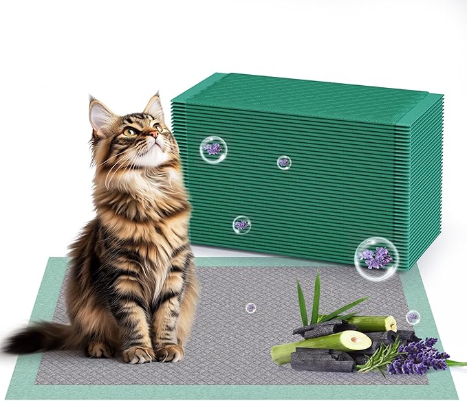 Cat Pads Refills for Litter Box, Lavender Scented 16.9