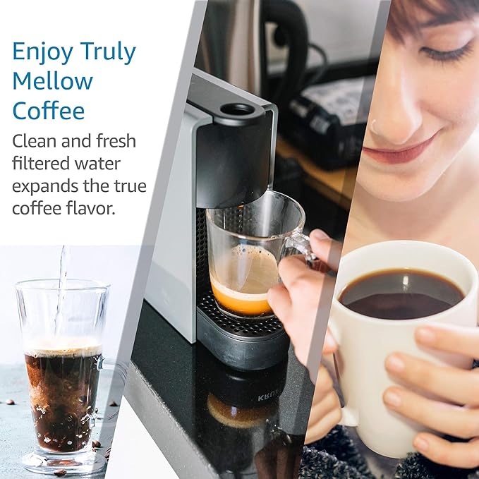 AQUA CREST Coffee-Machine Water Filter, Replacement for Krups F088 Filter, XP5220, XP5240, EA82 and EA9000-Including Various Models of AEG®, Bosch®, Siemens®, Gaggenau®, TÜV SÜD Certified (Pack of 2) - AquaVibe
