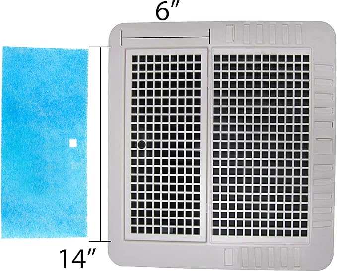 RV FT-614 RV Air Filter 6”x14” AC Filter Replacement for specific Coleman Mach with a 6"x14" filter (1 filter per pack) MERV 6 Replaces Original Standard Air Filter | Made in USA… - AquaVibe