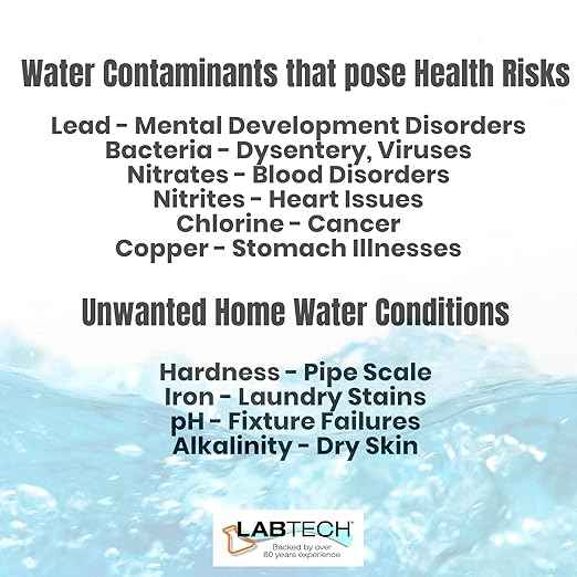 H2O OK Essentials Water Test Kit, Includes 10 Tests, Self Test for Lead, Copper, Chlorine, Nitrates, Nitrites, Iron,& More; Offers Longest Shelf Life and Most Accurate Self Testing