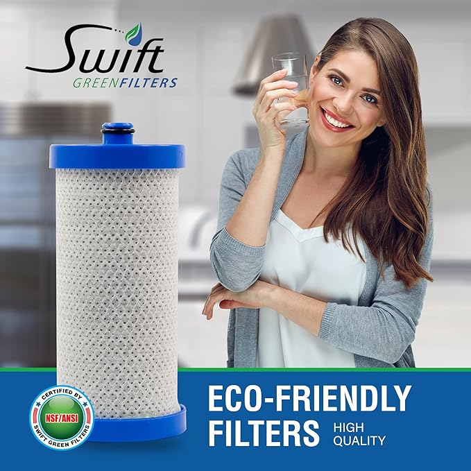 Swift Green Filters SGF-WF1CB Replacement Refrigerator Water Filter for WF1CB,WFCB, 240394501, AP2591529,Made in USA, (3 Pack)