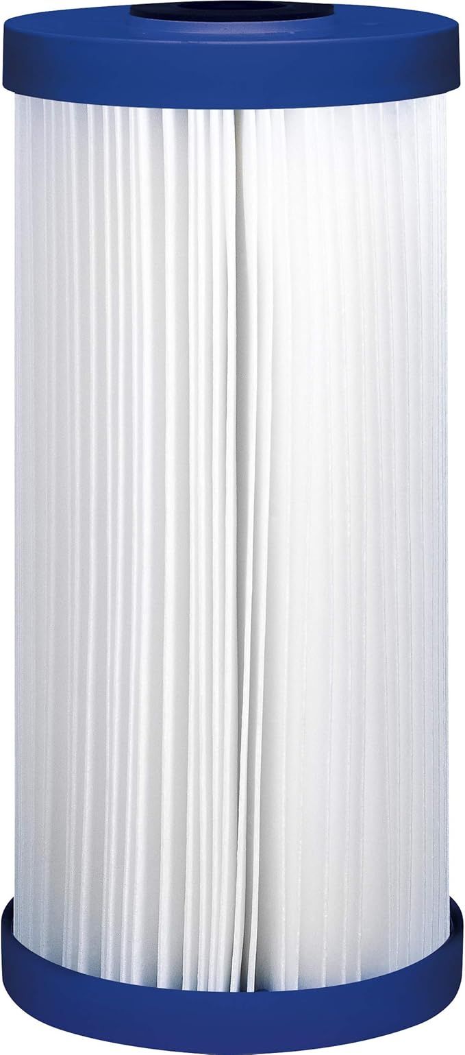 GE FXHSC Whole House Water Filter | Replacement for Water Filtration System | NSF Certified: Reduces Sediment, Rust & Other Impurities from Water | Replace Every 3 Months for Best Results | 1 Filter