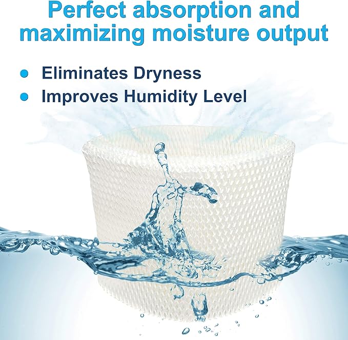 HQRP 30-Pack Wick Filter Compatible with Holmes Humidifier HM3500, HM3501, HM3600, HM3650, HM3656, HM3640, HM3641, HM3655, Replacement HWF75CS / HWF75 D / SF221 / HWF72 / HWF72R