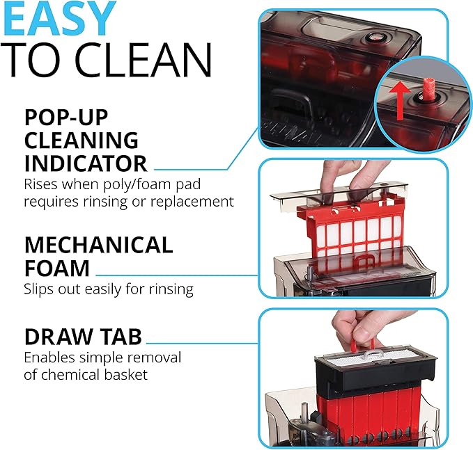 Fluval C4 Power Filter, Fish Tank Filter for Aquariums up to 70 Gal. - AquaVibe