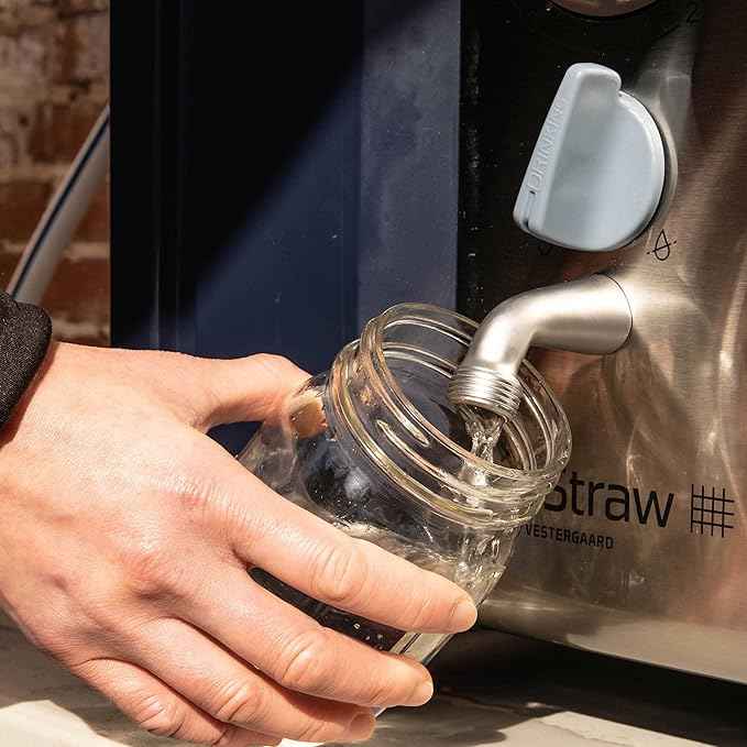 LifeStraw Max – High Flow, High-Capacity Water Filter and Purifier for Survival, Emergencies, and Humanitarian Aid