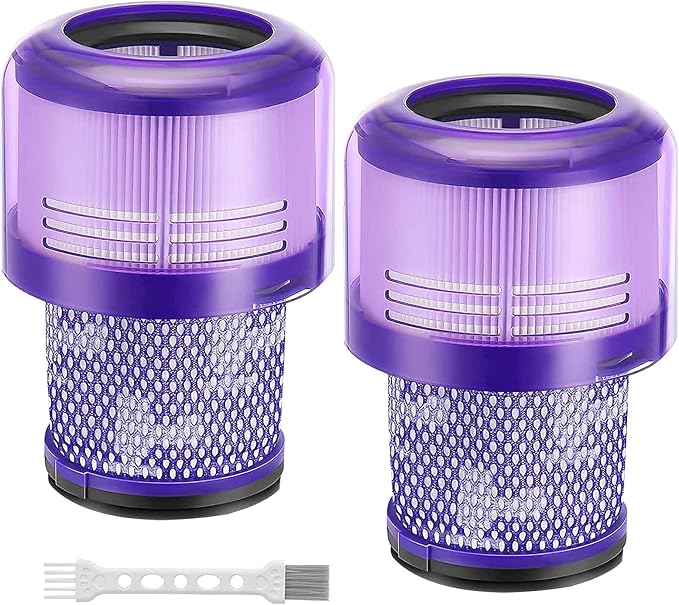 for Dyson V11 Torque Drive Cordless Vacuum Cleaner Replacement Filters Parts, Compatible with Dyson V11 SV14 Animal and V15 Detect Cordless Vacuum Models Filter, Part No.970013-02, 2 Pack - AquaVibe