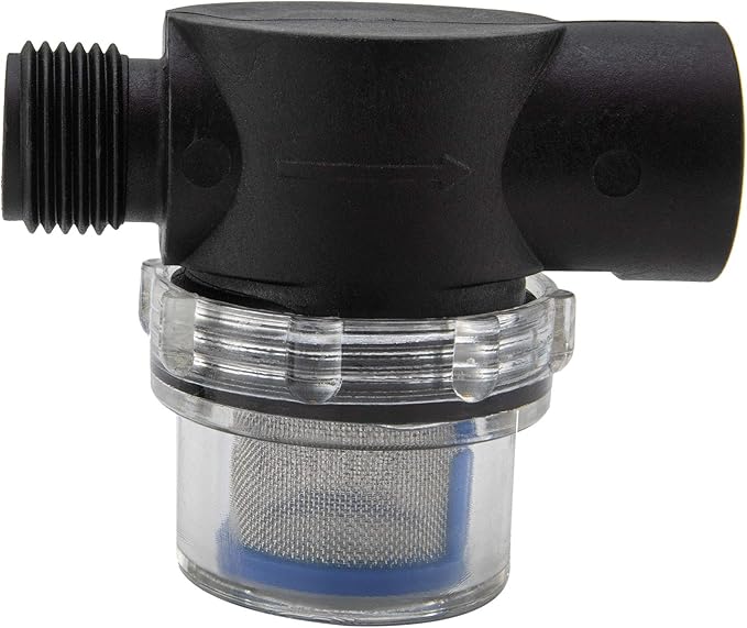 RecPro RV Replacement Water Pump Strainer | 1/2 Twist-On Pipe Strainer | Compatible with WFCO and Shurflo Pumps (RecPro)