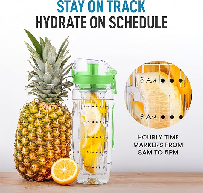 Portable Water Bottle with Fruit Infuser