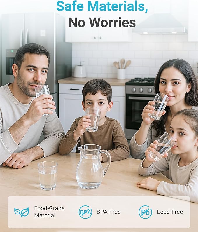 AQUA CREST F-2000, F-1000, 4204490 Sub Zero Water Filter Replacement for InSinkErator® F-1000,F-2000, F-3000, Sub-Zero 4204490,4290510 and AquaPure AP Easy C-Complete, Subzero Filter, NSF/ANSI 42