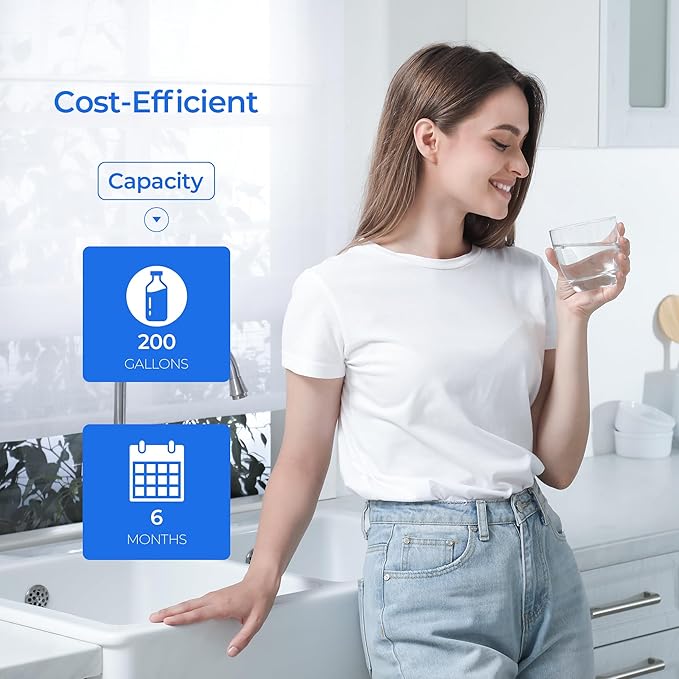 RS27T5200SR Water Filter, Compatible with RF29BB860012, RF29BB8600QL, RF29DB9600QL, RF28R7351SR, RF30BB660012, RF30BB6600QL, RF32CG5400SR, RF32CG5900SR, RS22T5201SR Water Filter, 4 Pack