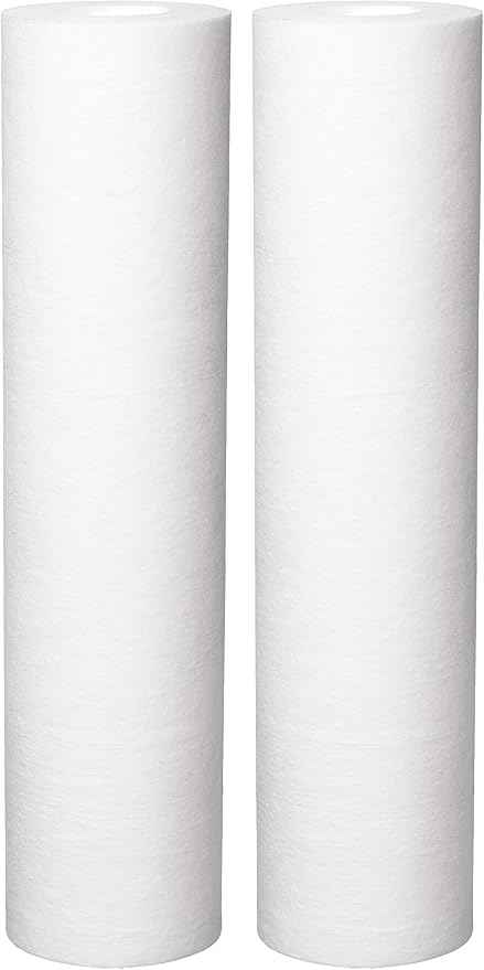 Culligan Whole House Water Filter P5A - Reduces Sediment, Rust, Scale & Dirt for Clean Great-Tasting Water for Cooking & Drinking, Long Lasting Replacement Filter Cartridges 8,000 Gallons, Pack of 2