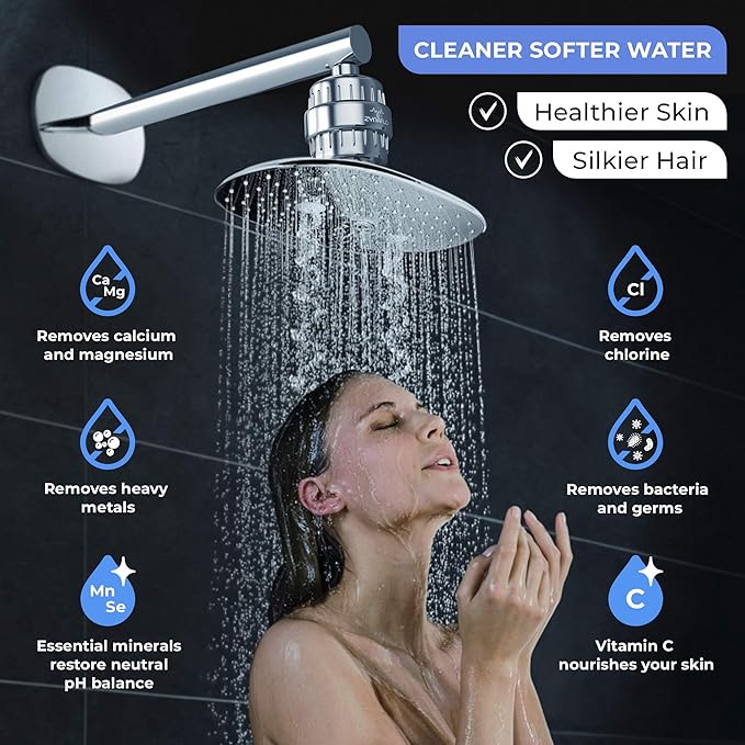 15-Stage Shower Filter Replacement Cartridge (2-Pack)
