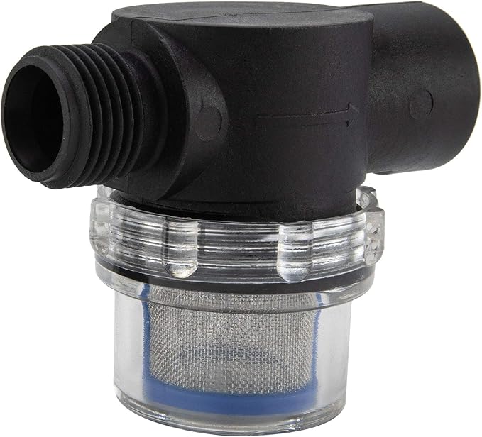RecPro RV Replacement Water Pump Strainer | 1/2 Twist-On Pipe Strainer | Compatible with WFCO and Shurflo Pumps (RecPro)