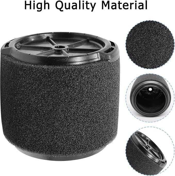 2 Pack VF3700 Replacement Filter for Ridgid for Shop Vac 4-4.5 Gallon Wet Dry Vacuum Cleaner, Fit WS0301VA WS0400DE WS14045 - AquaVibe