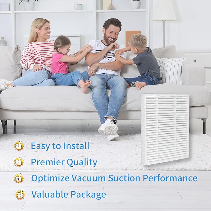 16 Packs HEPA filter Compatible with iRobot Roomba Essential Robot 104 105 Vac/Combo Accessory Y0110 Y0140 Q011 Q0120 Q0520 Vacuum Cleaners