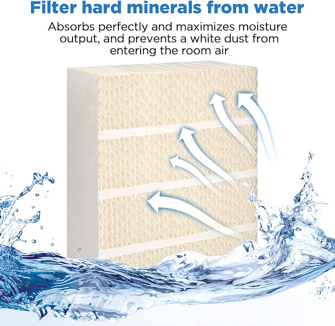 1043 Humidifier Wick Filter Replacement for AirCare Essick Humidifiers, Replaces EP9 EP9R EP9500 EP9800 EP9700 826000 826800 831000 SS390DWHT 821000 821001 and Bemis Space Saver 800 8000 Series - AquaVibe