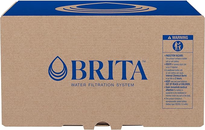 Brita Large 10 Cup Water Filter Pitcher, 1 BritaPlus Filter, Everyday, Clear (Package May Vary)
