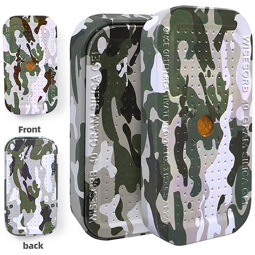 40 Gram Gun Safe Dehumidifier Camouflage, Rechargeable Desiccant Canister Dehumidifier Bags, Reusable Silica Gel Packets Moisture Absorbers for Car, Bathroom, Basement [3PACK]