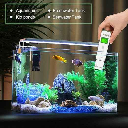 YINMIK pH Meter TDS Tester Combo Swimming Pool pH Tester,Professional pH PPM Meter for Swimming Pool SPA Hydroponics Aquarium Household Drinking Homebrew
