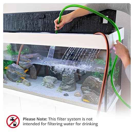 Aquatic Life 4-Stage Reverse Osmosis Deionization Water Filter System RO/DI Filtration Unit with Carbon Plus Cartridge, 100 GPD