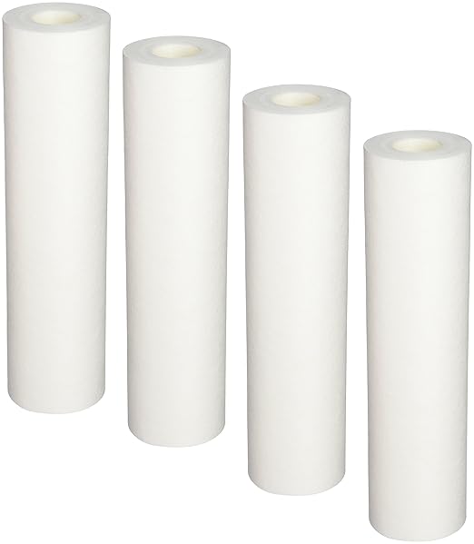 Aquasana Whole House Replacement Pre-Filters| Reduces Sediment, Rust & Dirt That Can Clog System | Genuine & Certified | 10-Inch | 4 Count | EQ-304 White