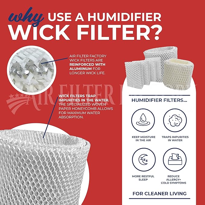 Air Filter Factory Replacement For Sears Kenmore 14906 Humidifier Wick Filter