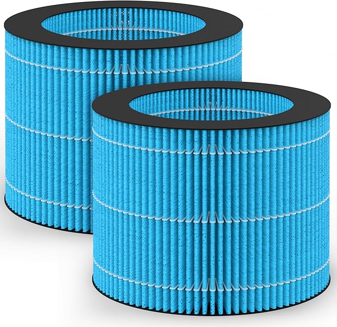 2 Pack PEHUMEVA Replacement Humidifier Filter Compatible with Pure Enrichment MistAire Eva - Mist-Free Evaporative Humidifier (2.8L) (Model: PEHUMEVA)