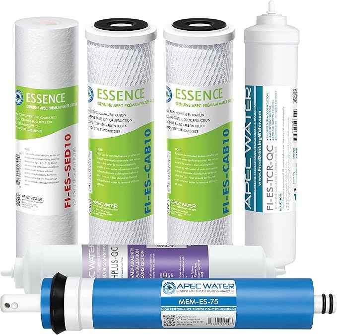 FILTER-MAX-ESPH Essence Series Complete Replacement Filter & Replacement ORing for ROES-50 3.5" OD Reverse Osmosis Water Filter Housings, O-Ring (3 pcs O-Ring-Set-B)