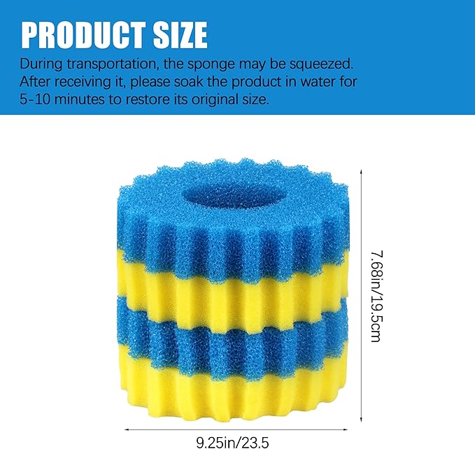 Replacement Sponge Filter Media Pad for CPF-2500/ CPF-3500 Pressure Pond Koi Filter