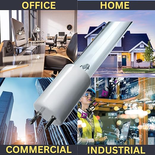 LSE Lighting Replacement UV Lamp Intended for Master Water MWC-7, MWC-E7, MWCE-7, MWC-7/4, MWC-E7/4 | 16W 2-Pin Diagonal 12.36" UVC Bulb | Compatible with Master Water | Designed in USA