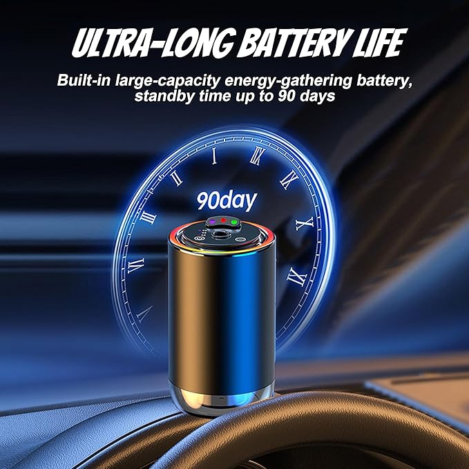 Smart Car Air Freshener, Car Air Freshener Diffuser with 3 Color Starry Sky Projection, Cars Scent Diffuser with RGB Music Syncing Light, 3 Mode Adjustable, Auto On/Off Cars Diffuser, 50ml Cologne