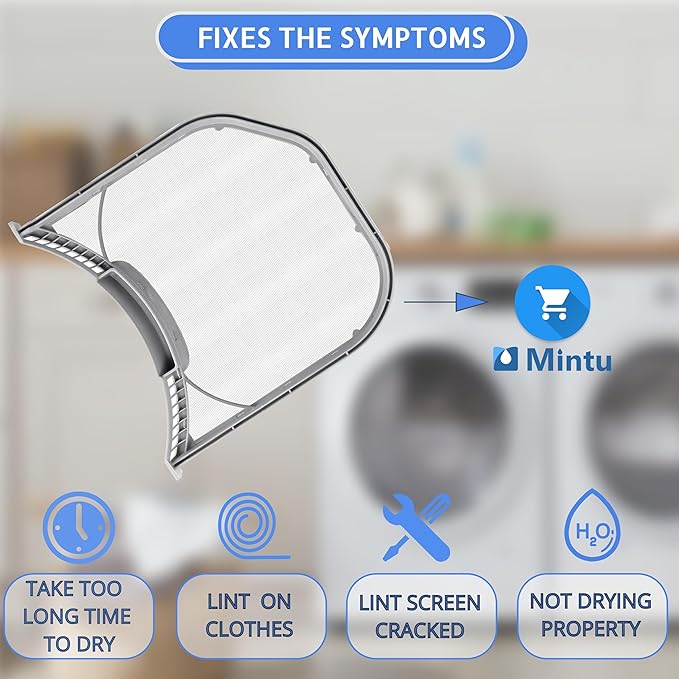 ADQ56656401 Dryer Lint Filter Screen Trap Replacement For LG DLEX3650V, DLEX4370K, DLEX4370W, DLG3181W, DLGX3361W, DLGX3371R, DLGX3371V, DLGX3371W, DLGX3471V Dryer