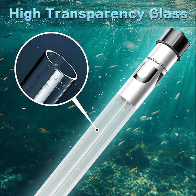 32W Pond UV Light for 200-2000 Gallon, Aquarium UV Light, UV Water Clarifier for Pond, Cold Plunge, Koi Pond, Aquarium, Swimming Pool and Fish Tank for Algea Control