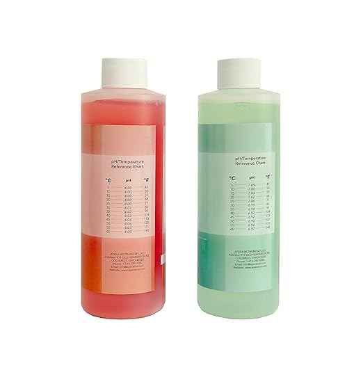 Apera InstrumentsAPERA Instruments AI316 Premium Series PC60 5-in-1 Waterproof pH/EC (Conductivity) & AI1113 pH Calibration Buffer Solution Kit (7.00, 4.00), 8 oz.