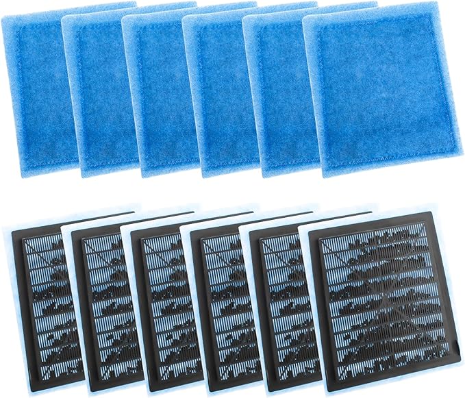 ANTOBLE 12 Pack Rite-Size C Filter Cartridges Fish Tank Aquarium Filters Compatible with Marineland Penguin 200 350 PRO 275 375 Bio-Wheel Power Filters - AquaVibe