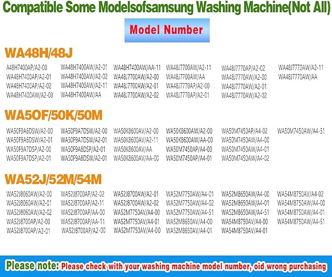 Upgraded DC97-19289F DC97-19289B PX3516-01 Washer Drain Pump Assembly Compatible with Samsung Washing Machine Replaces DC97-19289A DC97-17366A DC97-17366J DC97-17349B AP6806651 PS12592631 EAP12592631