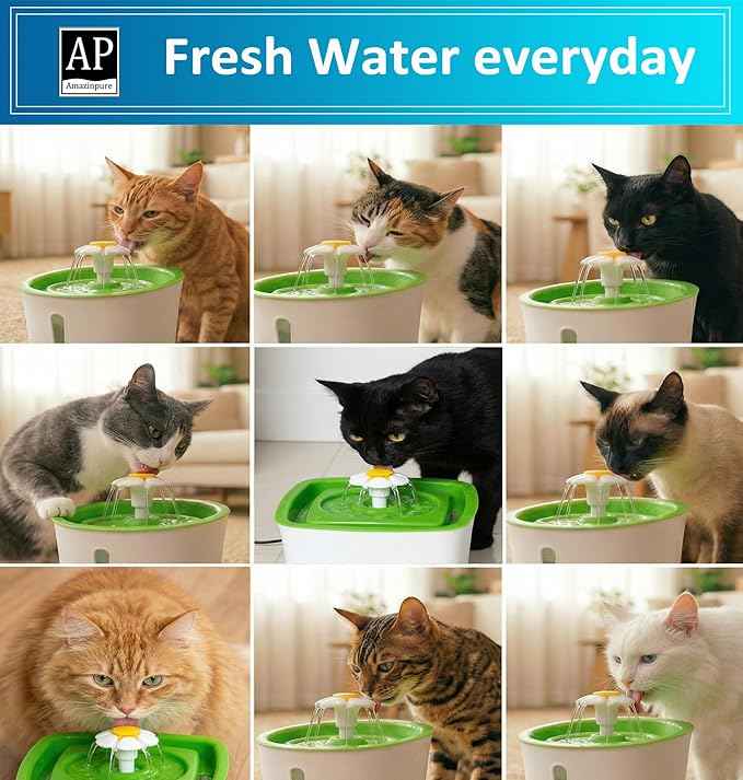 Filter Replacement Compatible with Catit mini Flower Fountain 44005 96411 Zeus Mini Water Fountain Aqua Cube Falls Petsafe Current Pet Fountain 2.65 x 2.65 inches, 12pack