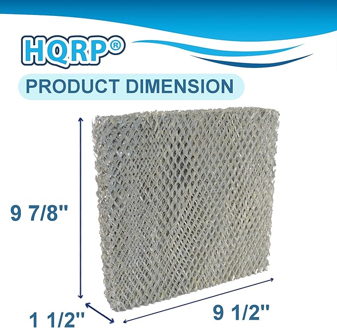 HQRP Water Filter Compatible with Carrier HUMCCSBP2212, HUMCCSBP2312, HUMCCSBP2412, HUMCASBP2312, HUMCASBP2412, HUMCASBP2414 Humidifiers, P110-1045 Replacement
