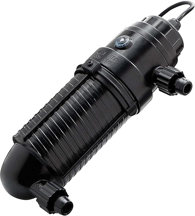 Coralife Aquarium Fish Tank Marine Salt Water Turbo-Twist UV Sterilizer 3X, For up to 125 Gallons