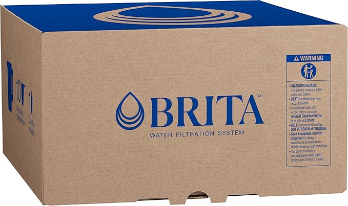 Brita Large 10 Cup Water Filter Pitcher, 1 BritaPlus Filter, Everyday, Clear (Package May Vary)
