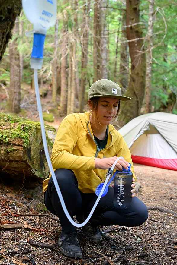 Platypus QuickDraw Ultralight 3 Liter Backpacking Gravity Water Filter System