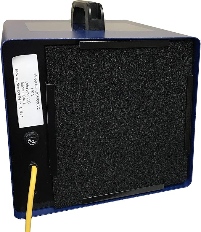 OdorStop OS3500UV2 Professional Grade Ozone Generator/UV Air Purifier for Areas of 3500 Square Feet+, For Deodorizing and Purifying Medium to Large Spaces Such as Homes and Offices
