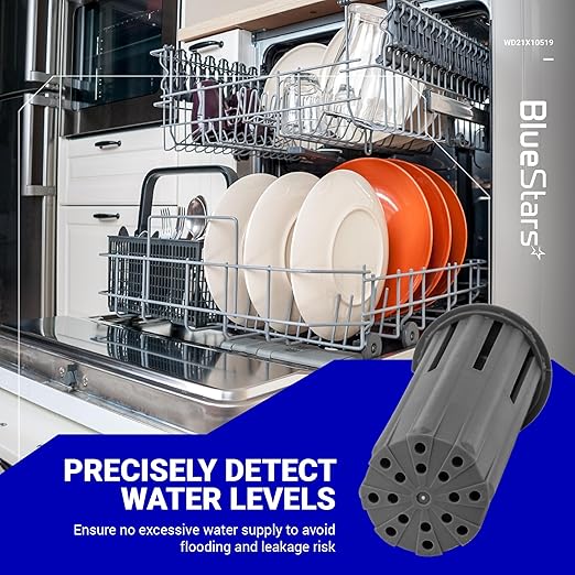 BlueStars WD21X10519 Dishwasher Flood Switch - Compatible with GE Dishwashers ADT, CDT, DDT, GDF, GDT, PDT, ZDT Series - Replaces WD21X10492 WD21X20204 3028650 PS8690623