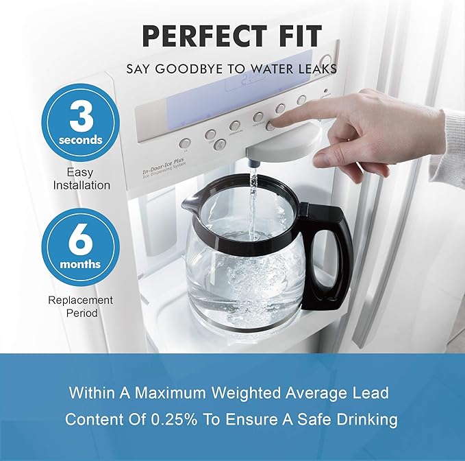 Replacement for EDR2RXD1, Compatible with W10413645A, Kenmore 46-9082, 9082, 46-9903 Refrigerator Water, Pack of 1 - AquaVibe