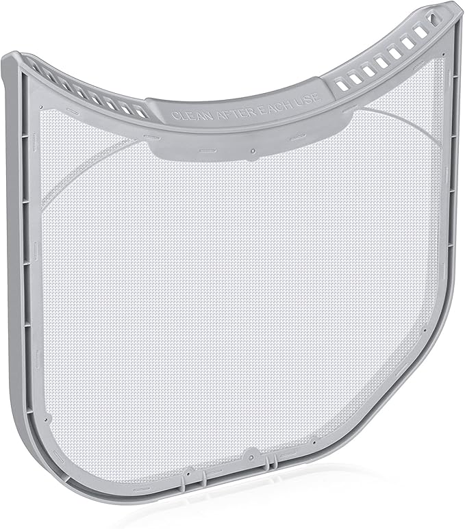 ADQ56656403 Lint Filter Replacement for LG Dryers and WashTowers, Ultra Durable Lint Screen Trap, Rim without Felt Seal, Filter Size 11.2 * 10.9 inch (28.4 * 27.6 cm) - AquaVibe